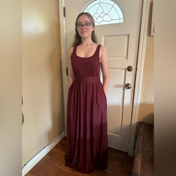 NWT Birdy Grey burgundy evening gown size small Wedding, Prom, Bridesmaid - Picture 4 of 13